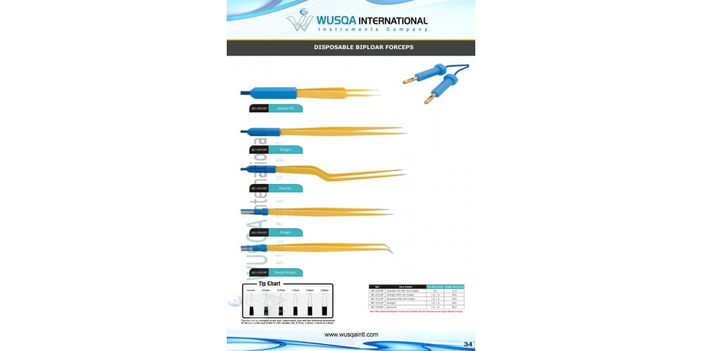 Disposable Bipolar Forceps